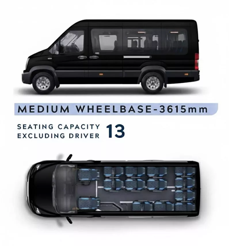 12 Seater Urbania Tempo Traveller